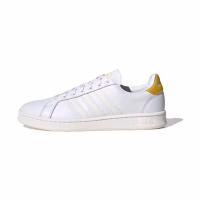 adidas neo Grand Court 'White Yellow'