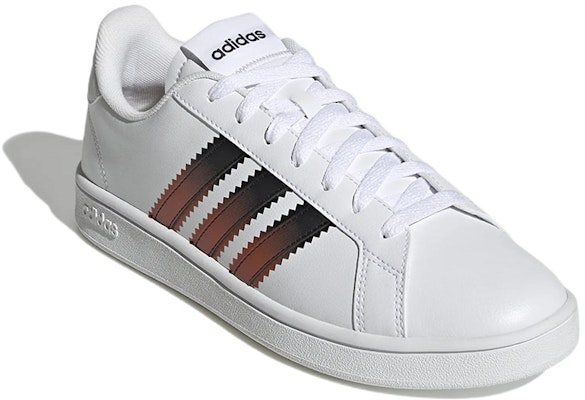 adidas NEO Grand Court Base 'Putih Hitam Merah' GY9630 Lookbook adidas NEO Grand Court Base 'Putih Hitam Merah' GY9630