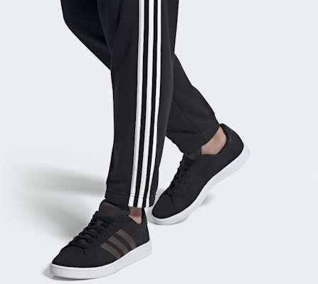 adidas neo Grand Court Base 'Black Brown' FV8480 Details for adidas neo Grand Court Base 'Black Brown' FV8480