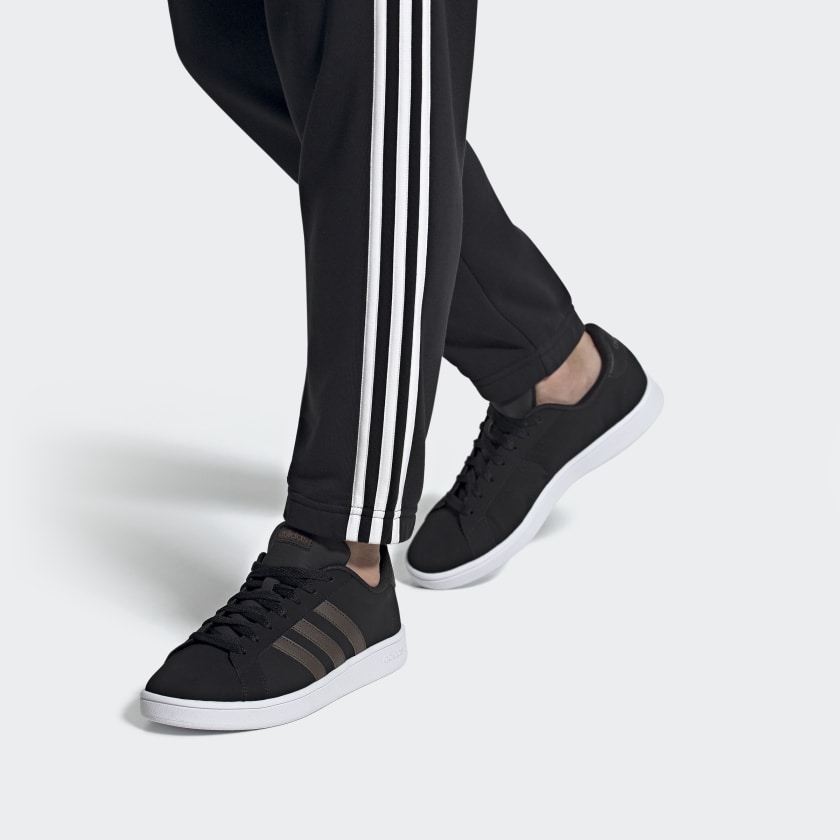Details for adidas neo Grand Court Base ''Zwart Bruin'' FV8480