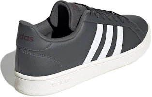 Shop adidas neo GRAND COURT Base 低筒 板鞋 男款 黑白色
