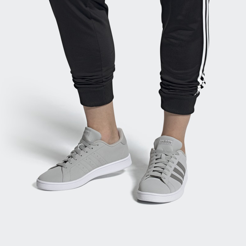 Sizing adidas Neo Grand Court Base ''Gris Blanc'' FV8481
