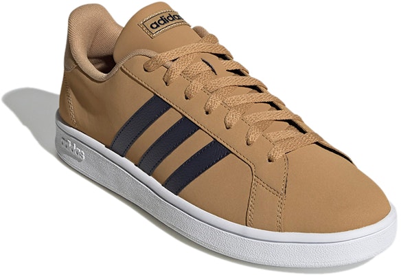 adidas neo Grand Court Base 'Caqui Claro Blanco' FV8482 Lookbook adidas neo Grand Court Base 'Caqui Claro Blanco' FV8482