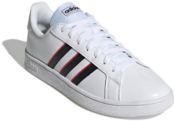 adidas neo Grand Court Base 'White Black' GY3696 Lookbook adidas neo Grand Court Base 'White Black' GY3696