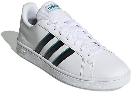 adidas neo Grand Court Base 'Blanco Negro Verde' EG5943 Lookbook adidas neo Grand Court Base 'Blanco Negro Verde' EG5943