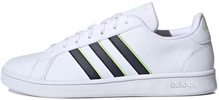 adidas neo Grand Court Base 'White Black Green' FV8472 adidas neo Grand Court Base 'White Black Green' FV8472