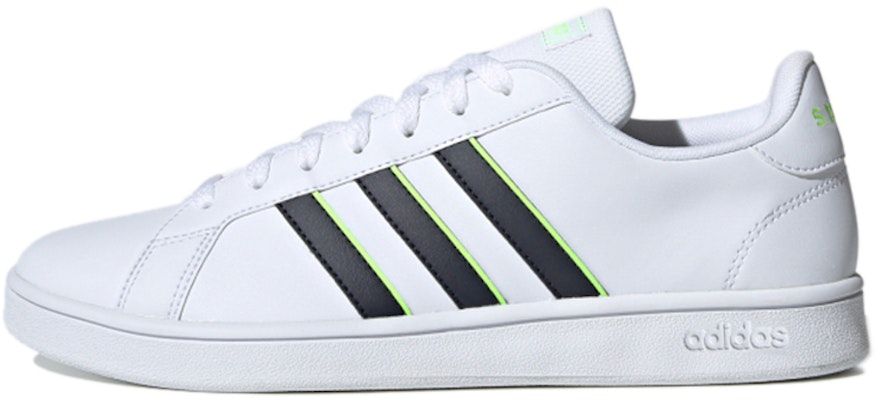 adidas neo Grand Court Base 'White Black Green' FV8472 Buy adidas neo Grand Court Base 'White Black Green' FV8472