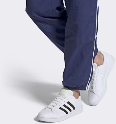 adidas neo Grand Court Base 'White Black Green' FV8472 Sizing adidas neo Grand Court Base 'White Black Green' FV8472