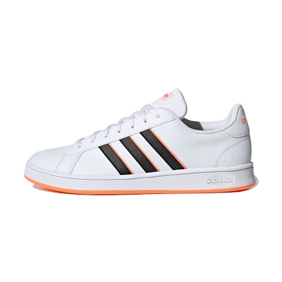 adidas neo Grand Court Base 'White Black Orange'