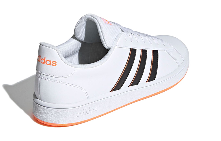 Shop adidas neo Grand Court Base ''Wit Zwart Oranje'' FY8569