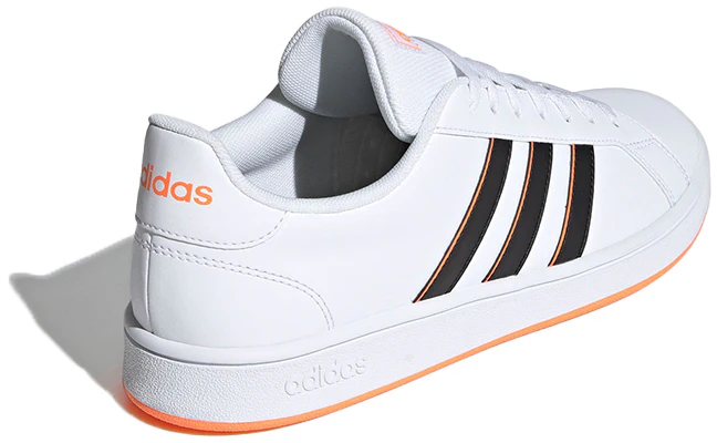 adidas neo Grand Court Base ''Wit Zwart Oranje'' FY8569 Shop adidas neo Grand Court Base ''Wit Zwart Oranje'' FY8569