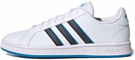 adidas neo Grand Court Base 'White Blue Black' GV7152 adidas neo Grand Court Base 'White Blue Black' GV7152