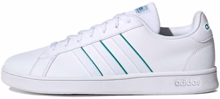 adidas neo Grand Court Base 'White Green' EG3755 adidas neo Grand Court Base 'White Green' EG3755
