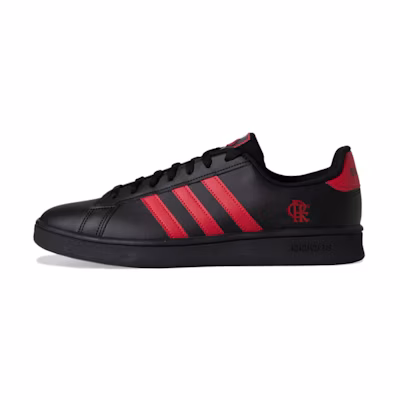adidas neo Grand Court Flamengo 'Black Red'