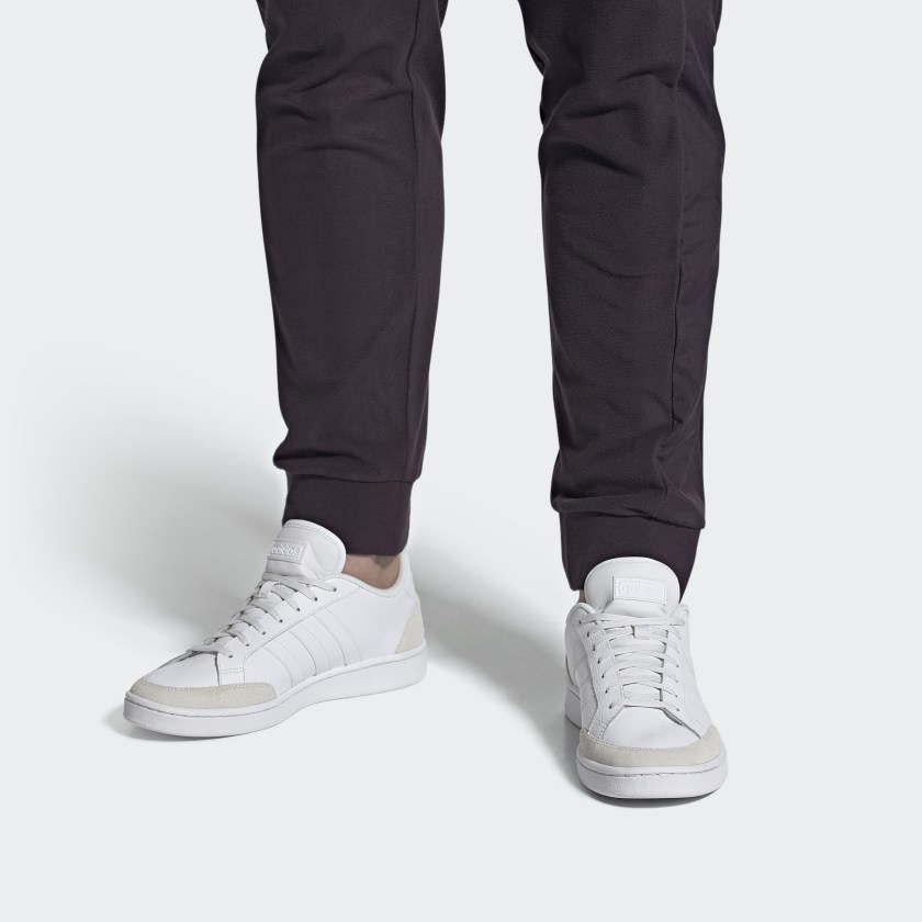 Sizing adidas neo Grand Court SE 'Blanco Gris' FW6689