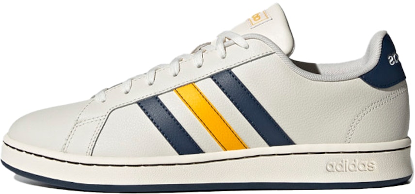 adidas neo Grand Court Shoes White/Blue/Yellow FY8195 Buy adidas neo Grand Court Shoes White/Blue/Yellow FY8195