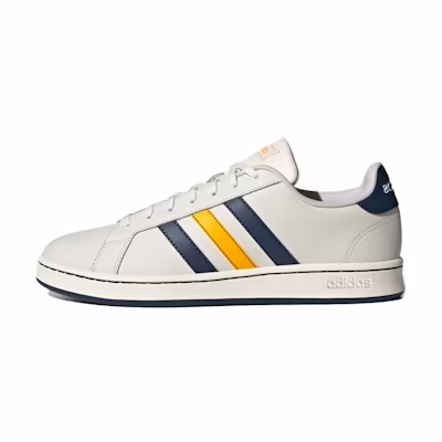 adidas neo Grand Court Shoes White/Blue/Yellow