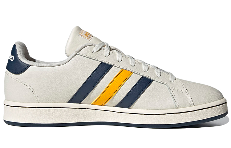 Sepatu adidas neo Grand Court Putih/Biru/Kuning FY8195