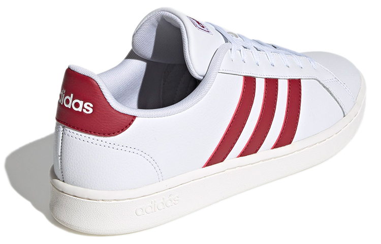 Shop adidas neo Grand Court Putih/Merah EE7887