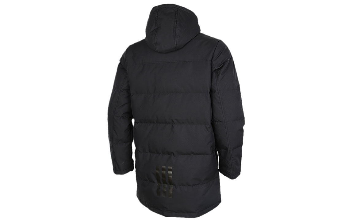 Adidas Neo Graphic Long Puffer Jacket for Men Black GJ8786 圖 3