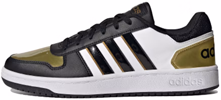adidas neo Hoops 2.0 'Black Gold White' H01196 adidas neo Hoops 2.0 'Black Gold White' H01196