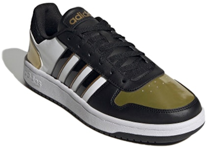 adidas neo Hoops 2.0 'Negro Oro Blanco' H01196 Lookbook adidas neo Hoops 2.0 'Negro Oro Blanco' H01196