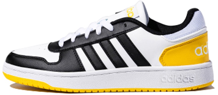 adidas-neo-hoops-2-0-black-white-yellow-fw-5993