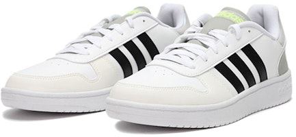 adidas neo Hoops 2.0 'Putih Kelabu Hitam' H01207 Lookbook adidas neo Hoops 2.0 'Putih Kelabu Hitam' H01207