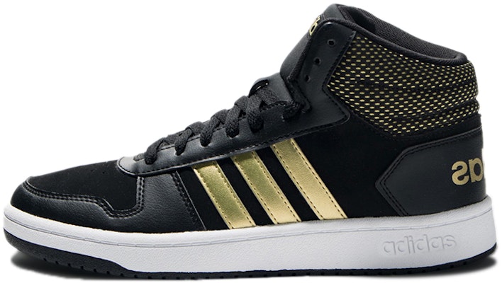 adidas NEO Hoops 2.0 Mid 'Black Gold' B27833 Buy adidas NEO Hoops 2.0 Mid 'Black Gold' B27833