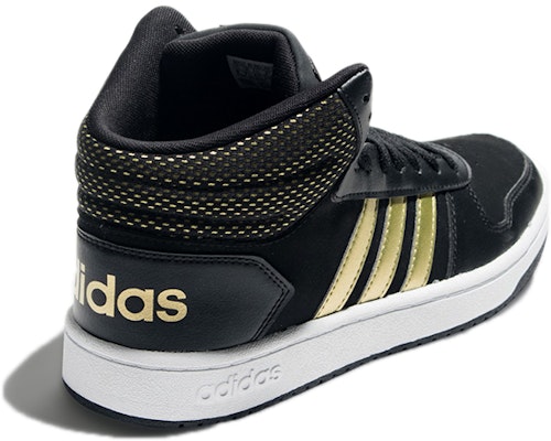 adidas NEO Hoops 2.0 Mid 'Black Gold' B27833 Shop adidas NEO Hoops 2.0 Mid 'Black Gold' B27833