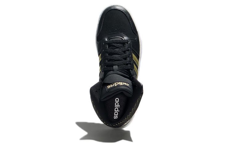 Purchase 阿迪达斯NEO Hoops 2.0中帮“黑金”篮球鞋 B27833