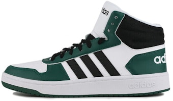 adidas neo Hoops 2.0 Mid 'Black Green' FW5995 adidas neo Hoops 2.0 Mid 'Black Green' FW5995