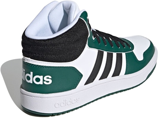 adidas neo Hoops 2.0 Mid 'Hitam Hijau' FW5995 Lookbook adidas neo Hoops 2.0 Mid 'Hitam Hijau' FW5995