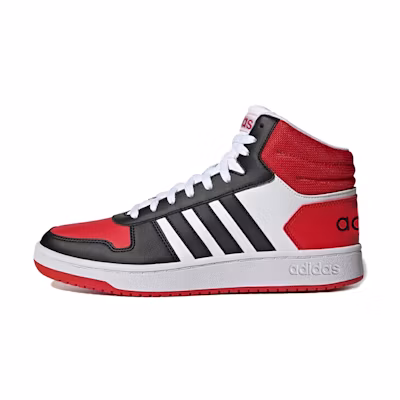 adidas neo Hoops 2.0 Mid 'Black Red'