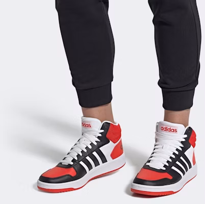 아디다스 네오 훕스 2.0 미드 '블랙 레드' FV2730 Details for 아디다스 네오 훕스 2.0 미드 '블랙 레드' FV2730
