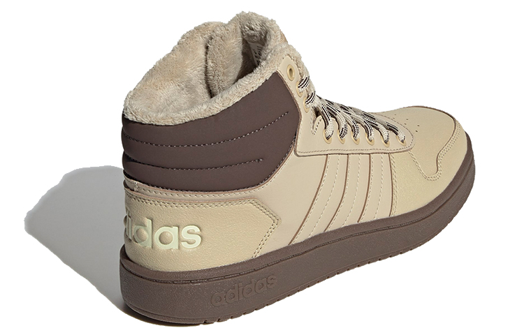 Shop adidas neo Hoops 2.0 Mid 高筒 籃球鞋 男款 棕色
