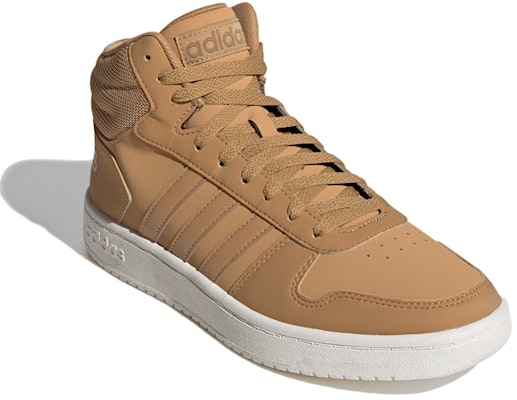 adidas neo Hoops 2.0 Mid 'Coklat Putih' FW3516 Lookbook adidas neo Hoops 2.0 Mid 'Coklat Putih' FW3516