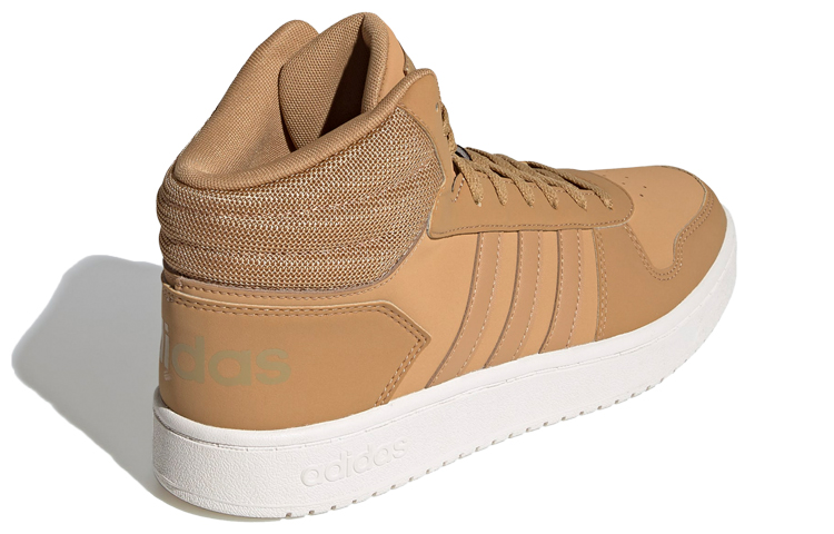 Shop 阿迪达斯neo Hoops 2.0中帮'棕白'篮球鞋 FW3516