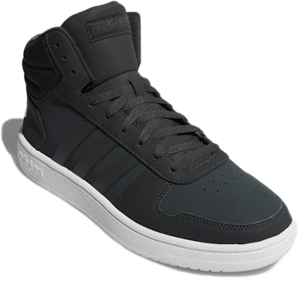 adidas Neo Hoops 2.0 Mid 'Hitam Karbon' EE7380 Lookbook adidas Neo Hoops 2.0 Mid 'Hitam Karbon' EE7380