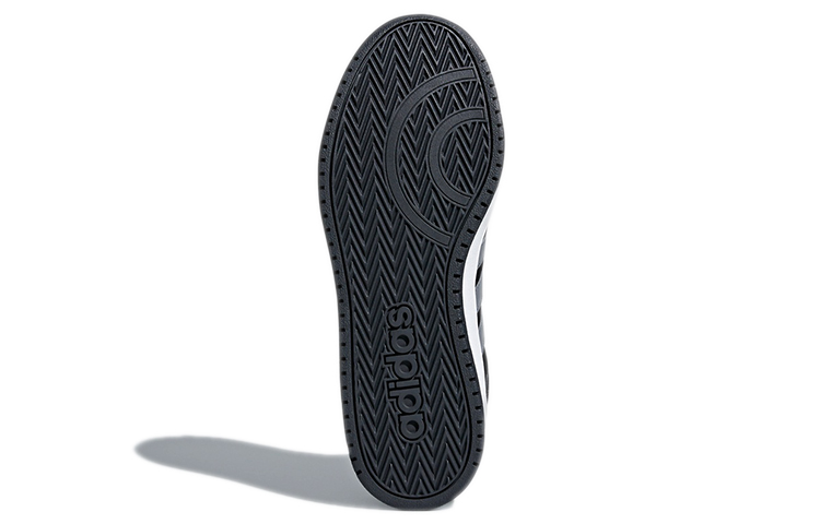 Details for adidas neo Hoops 2.0 高筒 舒適耐磨滑板鞋 灰色