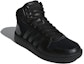 Lookbook adidas neo Hoops 2.0 Mid 'Triple Black' Hitam Penuh B44649