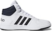 Order adidas NEO Hoops 2.0 Mid 'Putih Hitam' DB0080