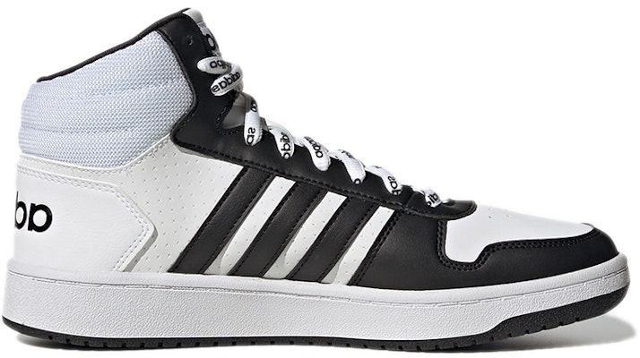 adidas neo Hoops 2.0 Mid 'White Black' FW4476 Order adidas neo Hoops 2.0 Mid 'White Black' FW4476