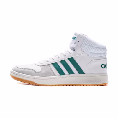 adidas neo HOOPS 2.0 MID 'White Green'