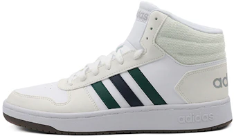 adidas neo Hoops 2.0 Mid 'White Green' FW9348 adidas neo Hoops 2.0 Mid 'White Green' FW9348