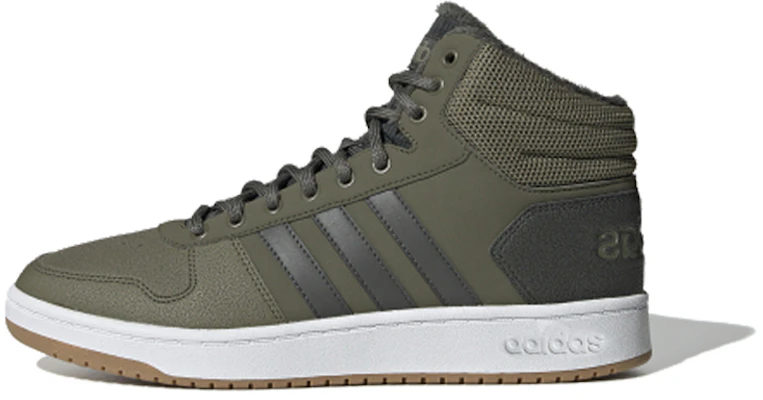 adidas neo HOOPS 2.0 MID Verde Militar EE7370 Buy adidas neo HOOPS 2.0 MID Verde Militar EE7370