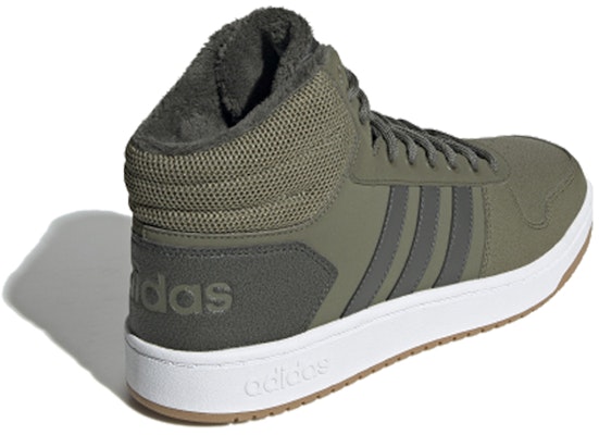 adidas neo HOOPS 2.0 MID Verde Militar EE7370 Lookbook adidas neo HOOPS 2.0 MID Verde Militar EE7370