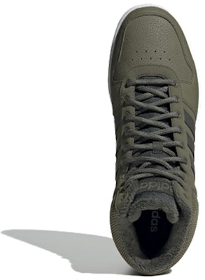 adidas neo HOOPS 2.0 MID Verde Militar EE7370 Shop adidas neo HOOPS 2.0 MID Verde Militar EE7370