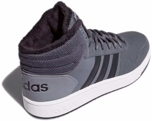 adidas neo Hoops 2.0 Mid鞋款 休閒簡約 耐磨透氣 中筒 球鞋 男款 灰 Shop adidas neo Hoops 2.0 Mid鞋款 休閒簡約 耐磨透氣 中筒 球鞋 男款 灰