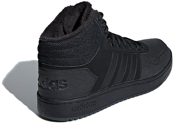 adidas neo Hoops 2.0 Mid Tumbled Stripes 'Triple Black' Zapatillas Negra Total B44621 Shop adidas neo Hoops 2.0 Mid Tumbled Stripes 'Triple Black' Zapatillas Negra Total B44621